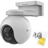 Уличная камера - EZVIZ - EB8 4G 3MP - Обнаружение человека - Обзор 360° - Аккумулятор 10400 мАч - Ночное видение
