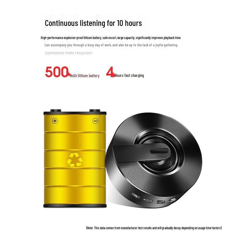 SooPii Portable Mini Wireless Bluetooth Speaker CN plug (adapter included)