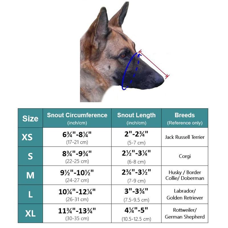 Намордник для собаки, мягкий намордник с сеткой для защиты от поедания приманки, с регулируемыми ремешками, предотвращает укусы, жевание и вылизывание