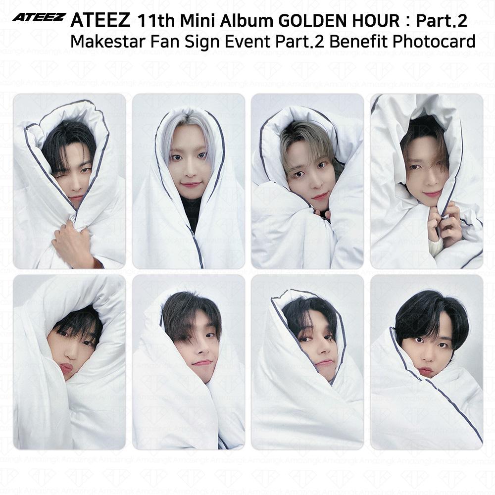 ATEEZ Golden Hour Часть 2 Makestar Meet & Call Event Часть 2 Благотворительная фотокарточка