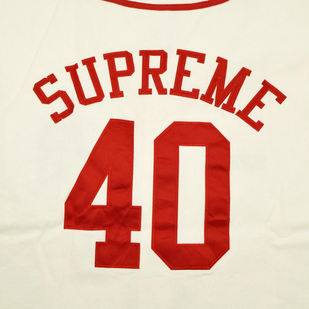 Supreme Твил Бейсбольная майка 40 Acres Натуральный
