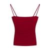 Summer Girl Pleated Camisole with Thin Straps for Slim Look - Sweet & Spicy Sleeveless Top