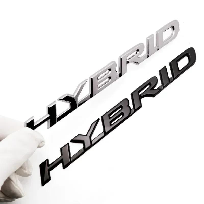 AHN4 3D Metal HYBRID Logo Rear Trunk Fender Door Emblem Badge Car Sticker Decals for Lexus RX350 NX200 ES300 IS300 LX470 LX570