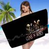 G-Guns N R-Roses Рок Аниме Пляжное Полотенце для Купания Мягкое Впитывающее Салфетка Детские Подарки для Детей Путешествия Кемпинг Спортзал