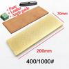 [Video]1pcs 400 1000 double side grit diamond knife sharpener sharpeing stone kitchen tools honing blade coarse sharpen