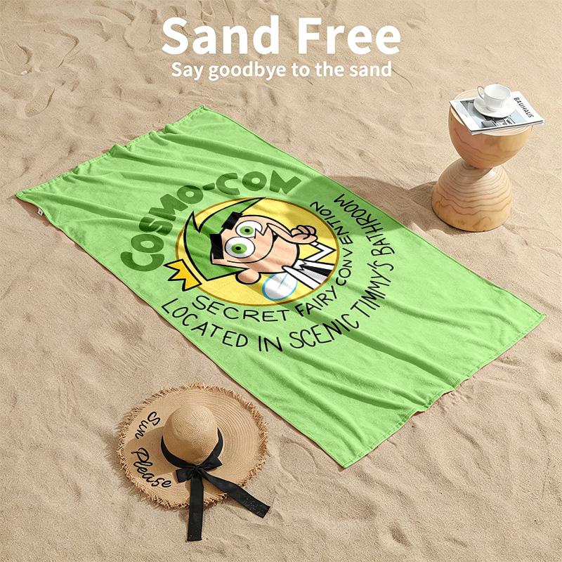 Fairy oddparents Beach towels also serve as bath towels summer essential a musthave for the outdoors the beach and the pool