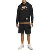 Nike Сплошная толстовка с капюшоном с логотипом бренда, толстовка с длинными рукавами, мужская толстовка с капюшоном, черная DX6513-010