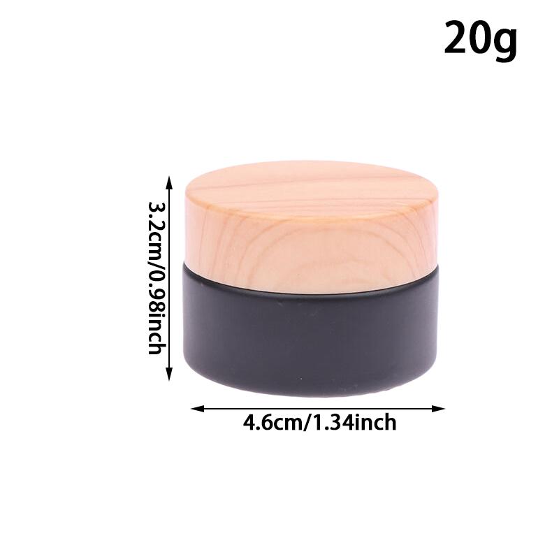 Пустые банки из матового стекла, банка для крема, косметический контейнер с крышкой, стеклянная бутылка 5-100 г, контейнер для макияжа, дорожные косметические банки