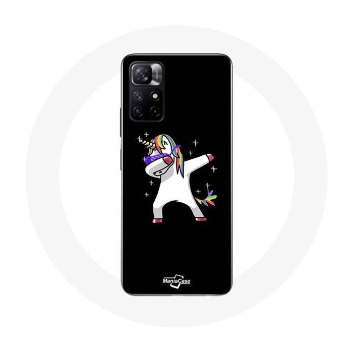 Coque - Dab - Xiaomi Redmi Note 11s 5G - Souple - Licorne - Blanc