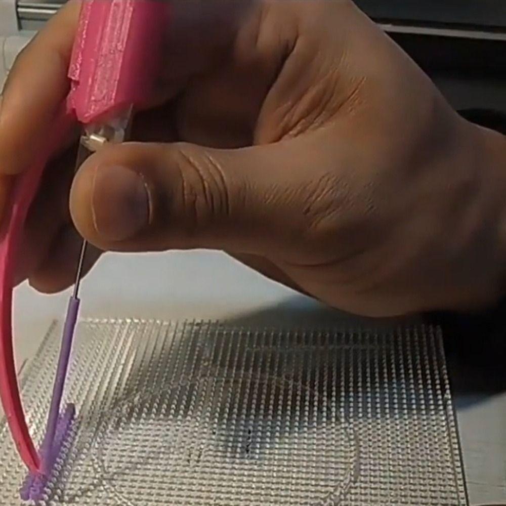 Набор пинцетов из нержавеющей стали для бисероплетения PP Ручная работа Бусины Игрушка 2,6 мм Пинцеты для алмазной живописи Подарок