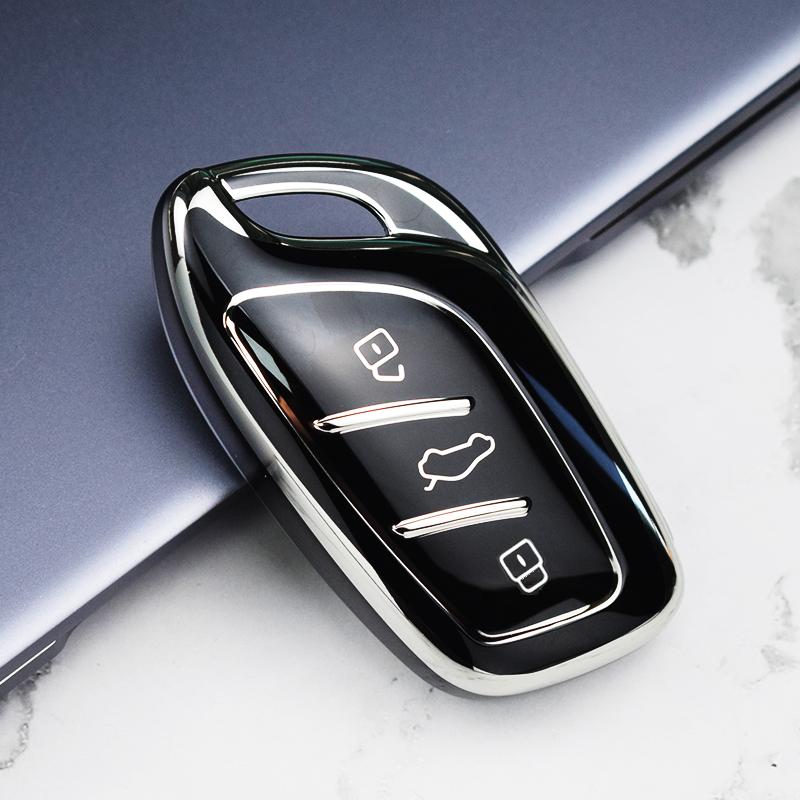 ТПУ Чехол-держатель для корпуса автомобильного ключа для Roewe Rx5 I6 I5 Rx3 Rx8 Erx5 Ang Mg Zs Ev Mg6 Ezs Hs Ehs Marvel X Marvel R Electric