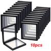 10pcs,Transparent Floating Display Box, Plastic Film Jewelry Packaging Box, Jewelry, Necklace, Ring, and Collectible Storage Box
