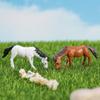 Simulation of The New Miniature Horse Moss Micro Landscape Decoration Pieces Pony PVC Doll Hand Fleshy Decoration Pony Model