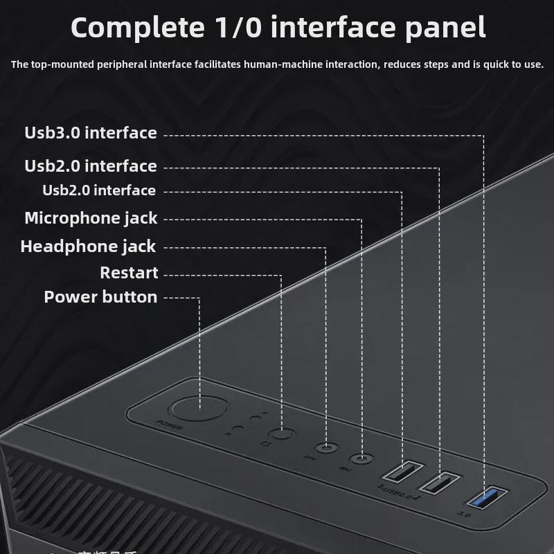 Новый корпус для игрового ПК Lingzhi Side-Transparent от CrossBorder — настольный компьютер с водяным охлаждением и сетчатым дизайном