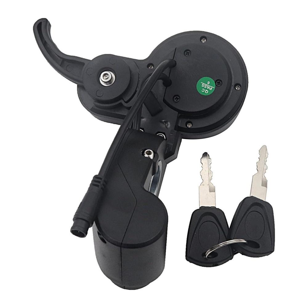 ЖК-дисплей с дросселем и 6-контактным переключателем, с ключом для электрического замка двери, для электрического самоката