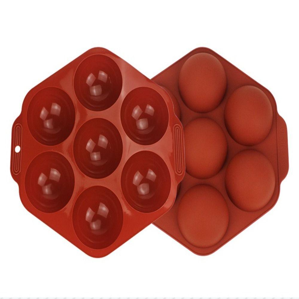 7 Holes Silicone Mold Food Grade Silicone Half Sphere Mold Chocolate Mold For Cake Decorating