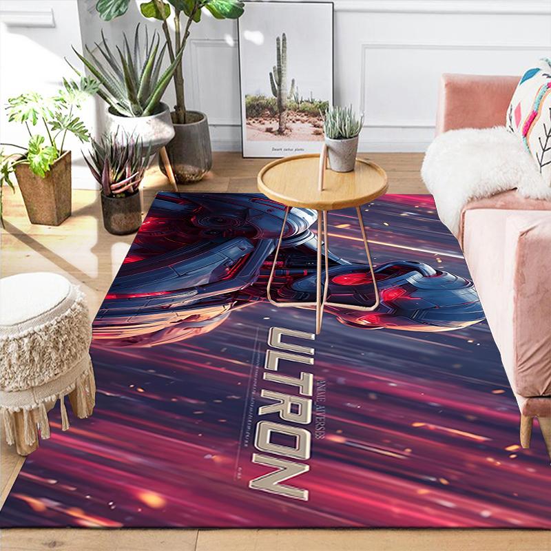 1Pc Ultron Cosmic Awakening Rug, Office Carpet Indoor Outdoor Doormat, Non-Slip, Comfortable, Living, Christmas Halloween, Xmas Gift S182
