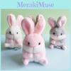 Plush Bunny Delightful Pendant Soft Rabbit Keychain For Bags And Accessories Car