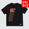 Uniqlo Футболка с принтом «Япония, мир для всех», короткий рукав, стандартный покрой, Синго Куниеда