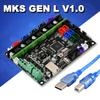 Плата управления 3D-принтером для MKS Gen L V1.0, интегрированная материнская плата Ramps, поддержка входной мощности 12/24 В