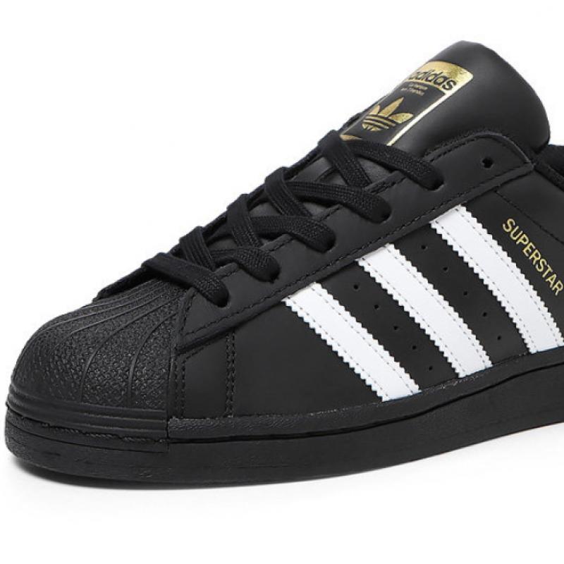 Adidas Кроссовки Gs Original Superstar J черные белые Ef5398