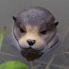 1 Piece of Floating Otter Water Decoration, Swimming Pool, Garden and Terrace Accessories, Pond Decoration, Courtyard Decoration