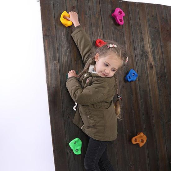 Rock Climbing Holds with Mounting Screw Holds Up To 230Lbs Kids Adults Rock Wall Holds