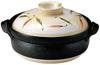 Santo Banko-yaki Earthenware Pot, No. 7, IH Compatible, Serves 1-2, Chili Pepper, 12311