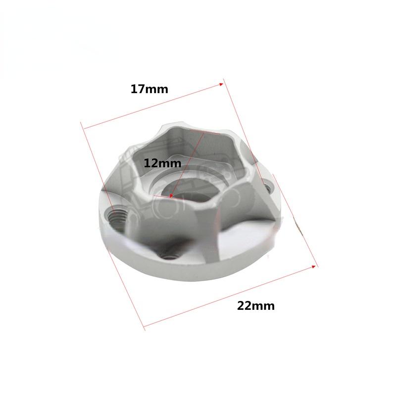 4pcs Alloy Wheel 1/10 SCX10 TRX-4 TRX-6 JEEP RC4WD D90 90046 90047