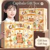Large Capacity Gift Box Capybara Stationery Set Abundant School Supplies  for Students