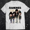 Новая футболка S-5XL The Ramones Tee Джоуи Рамон Вечеринка Живой Концерт Унисекс Футболка