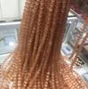 Розовые и белые бусины из камня «Кошачий глаз» - Готовые нити для DIY-браслетов