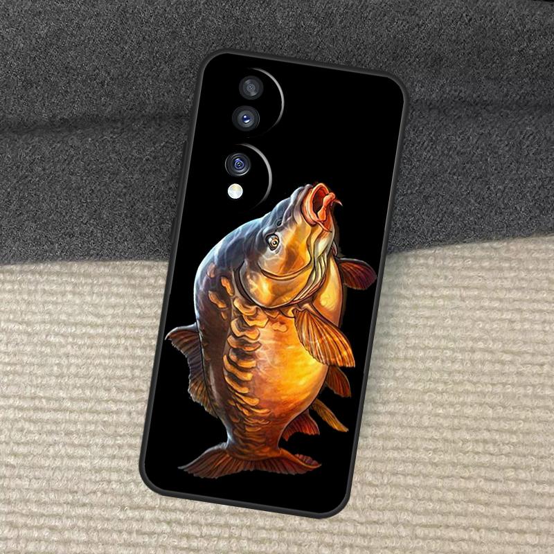 Carp Fishing Case For Honor Magic 7 Pro 5 6 Lite Honor 200 Pro X9b X9a X8b X8a X8 X9 X9c 50 70 90 Cover
