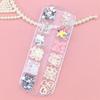 12 Grids Mix Styles Nail Charms Shiny Rhinestones 3D Butterfly Nail Art Decor Pearl Sweet Bow Flower Nail Ornaments DIY