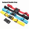 Dual Release Buckle Bag Parts Accessories Non-slip Buckles Nylon Sternum Strap Fixed Belt Straps