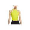 Dri-FIT Solid Logo Round Neck Sleeveless Tank Top Women Tops Cactus-Green DX6488-308