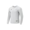 CBA Professional Basketball Series Logo Print Round Neck Warm Pullover Sweatshirt Men Sweatshirt Cement-Gray AWDT863-6