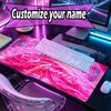 Custom Name Personalized Barbie Pattern Mousepad, Laptop PC Desk Mat, Decorative Desk Mat for Home Keyboard Pad Gift