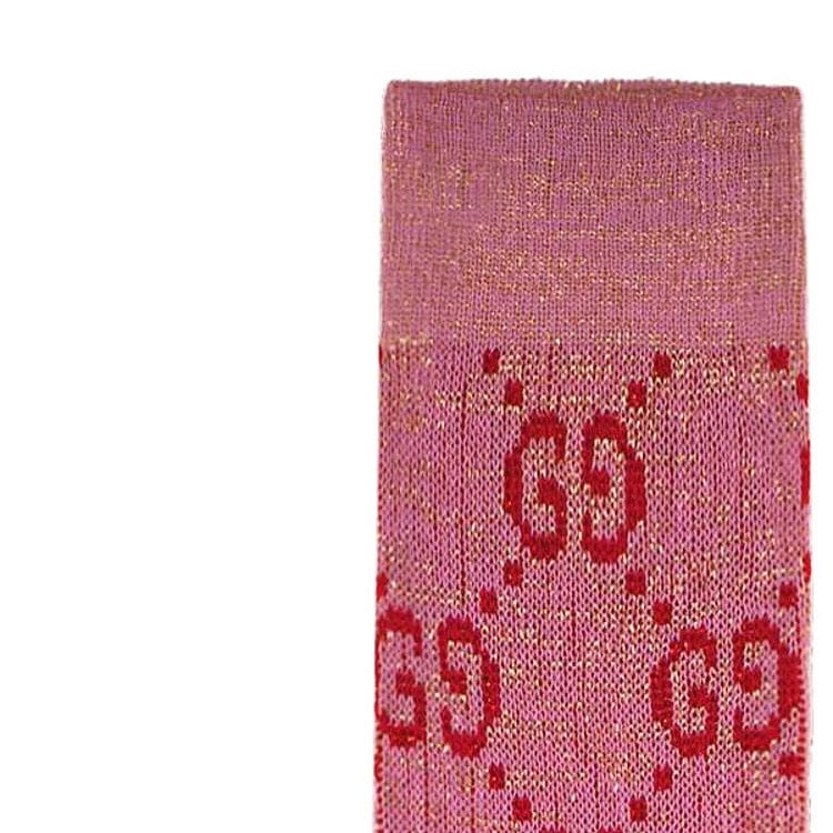 Gucci Хлопковые носки Gg 'Розовый/Розовый' 476525-3G199-5872
