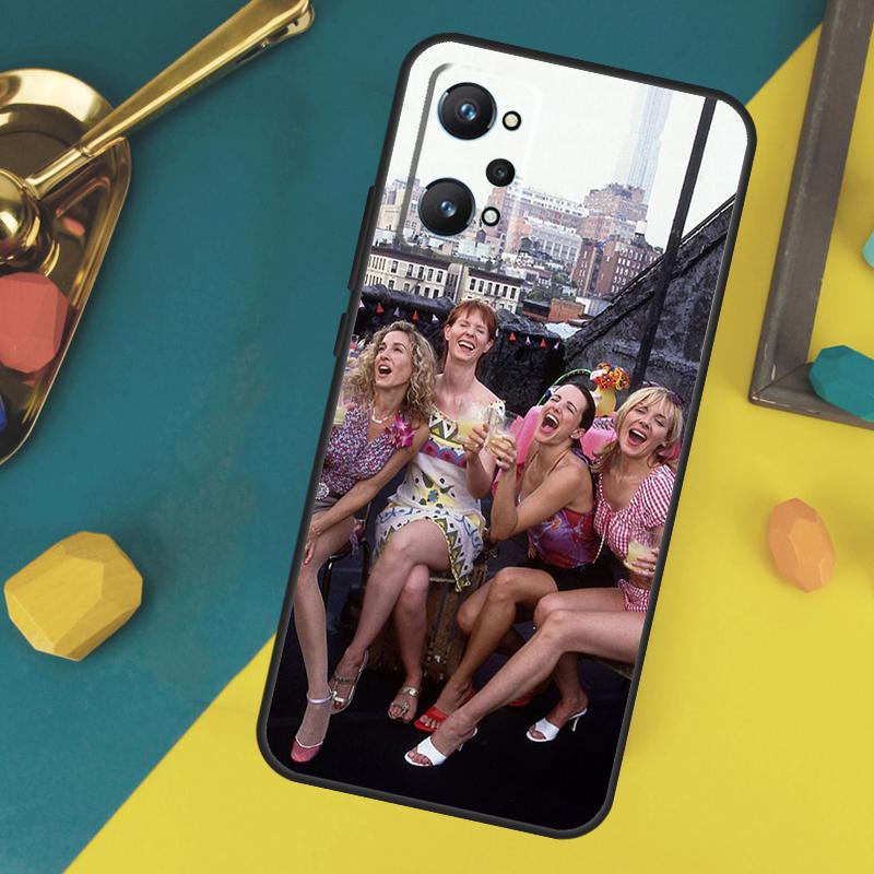 Sex and the City Case For Realme C53 C55 C67 C61 C75 C51 C21Y C25S GT 6 6T 5 GT7 Pro 10 11 12 13 14 Pro Plus
