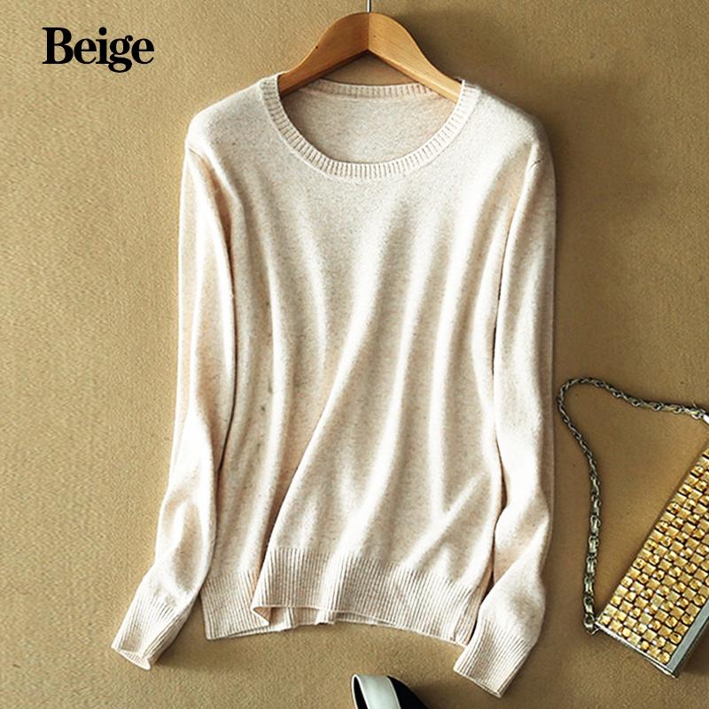 Женский уютный вязаный пуловер, кашемировый свитер с круглым вырезом, нечеткий приталенный крой, красный, черный, шерсть