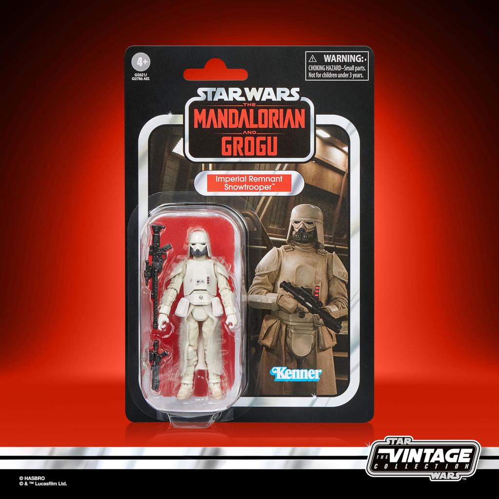Hasbro STAR WARS Коллекция Винтаж Мандалорец и Грогу Остатки Империи Снежный штурмовик Премиум см Коллекционная фигурка G2621 Звездные войны/9.5