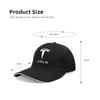 Для автомобиля Tesla Вышивка эмблемы Snapback Бейсболка Весна и Осень Открытый регулируемый Автомобильный логотип Повседневные кепки Шляпа от солнца