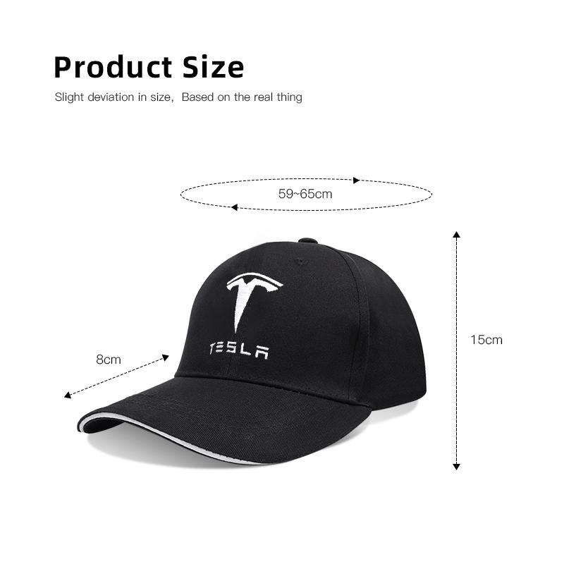 Для автомобиля Tesla Вышивка эмблемы Snapback Бейсболка Весна и Осень Открытый регулируемый Автомобильный логотип Повседневные кепки Шляпа от солнца