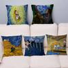 Painter Van Gogh Cushion Cover Pillow Cover Decor Pillowcase Printed Cushion Case For Couch