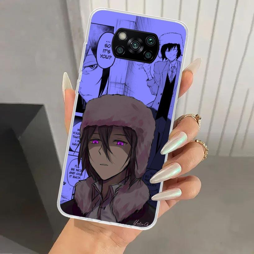 Чехол для телефона Bungo Stray Dogs Манга для Xiaomi Poco X5 X6 X7 Pro F7 Ultra M7 Redmi 15 15C 13 13C 12 12C 10 10A 10C 9 9A 9C 9T Shel
