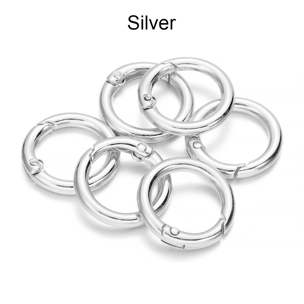 5 шт., пружинные уплотнительные кольца, пряжки, зажимы, карабины, крючки для изготовления ювелирных изделий своими руками, аксессуары