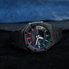 Casio Унисекс Часы с Жидкокристаллическим и Аналоговым Двойным Дисплеем Серия 48,5 мм Черные GA-2100SU-1A(Watch8--)