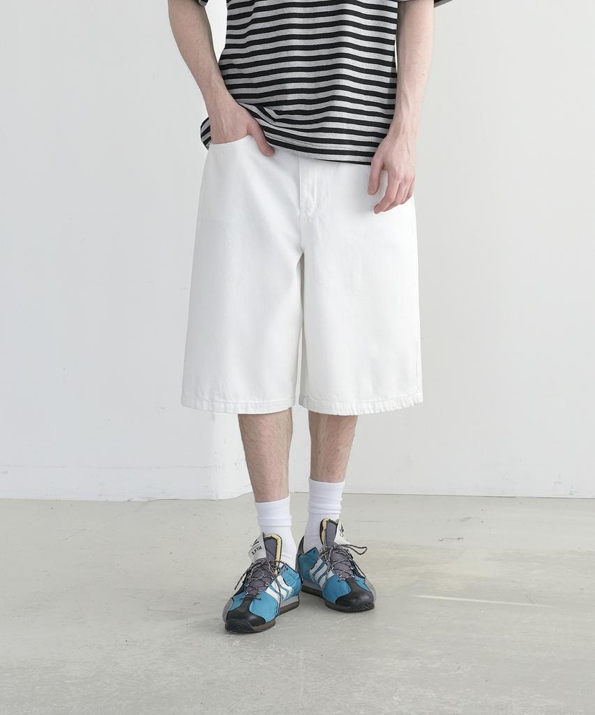 WAAR M265 Tencel Bermuda Pants_Ivory