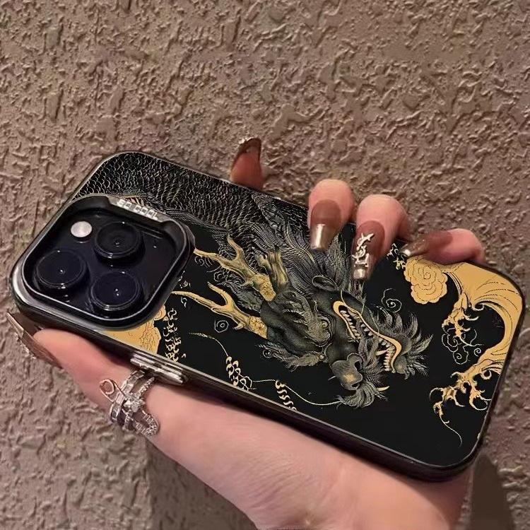 Модель к Новому году Дракона подходит для чехла для мобильного телефона iphone16promax премиум-класса Apple 15 новый 14/13/12